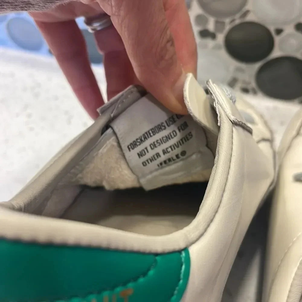 STAR suede white/ cream tennis shoes - Picture 11 of 12